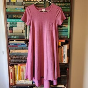 LuLaRoe Heathered Pink Top